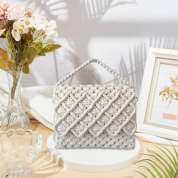 ハンドメイド　bonheur beigemix マーケットバッグ Amazon.co.jp: BEUNITONE マクラメバッグ DIY キット 大人用